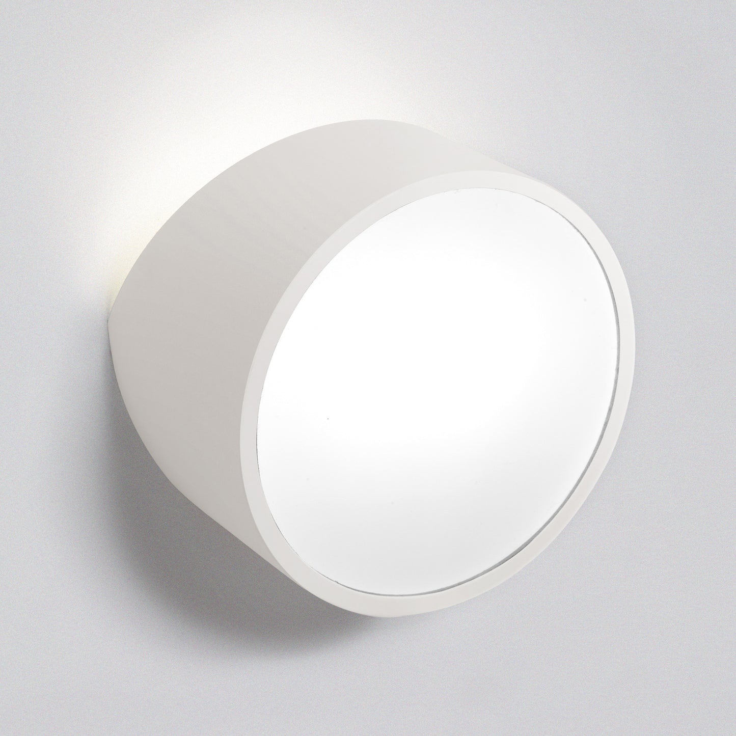 Mini IP44 Wall Light Round 2x5W G9 LED (not incl.), Matt White by Mantra