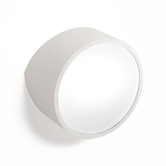 Mini IP44 Wall Light Round 2x5W G9 LED (not incl.), Matt White by Mantra