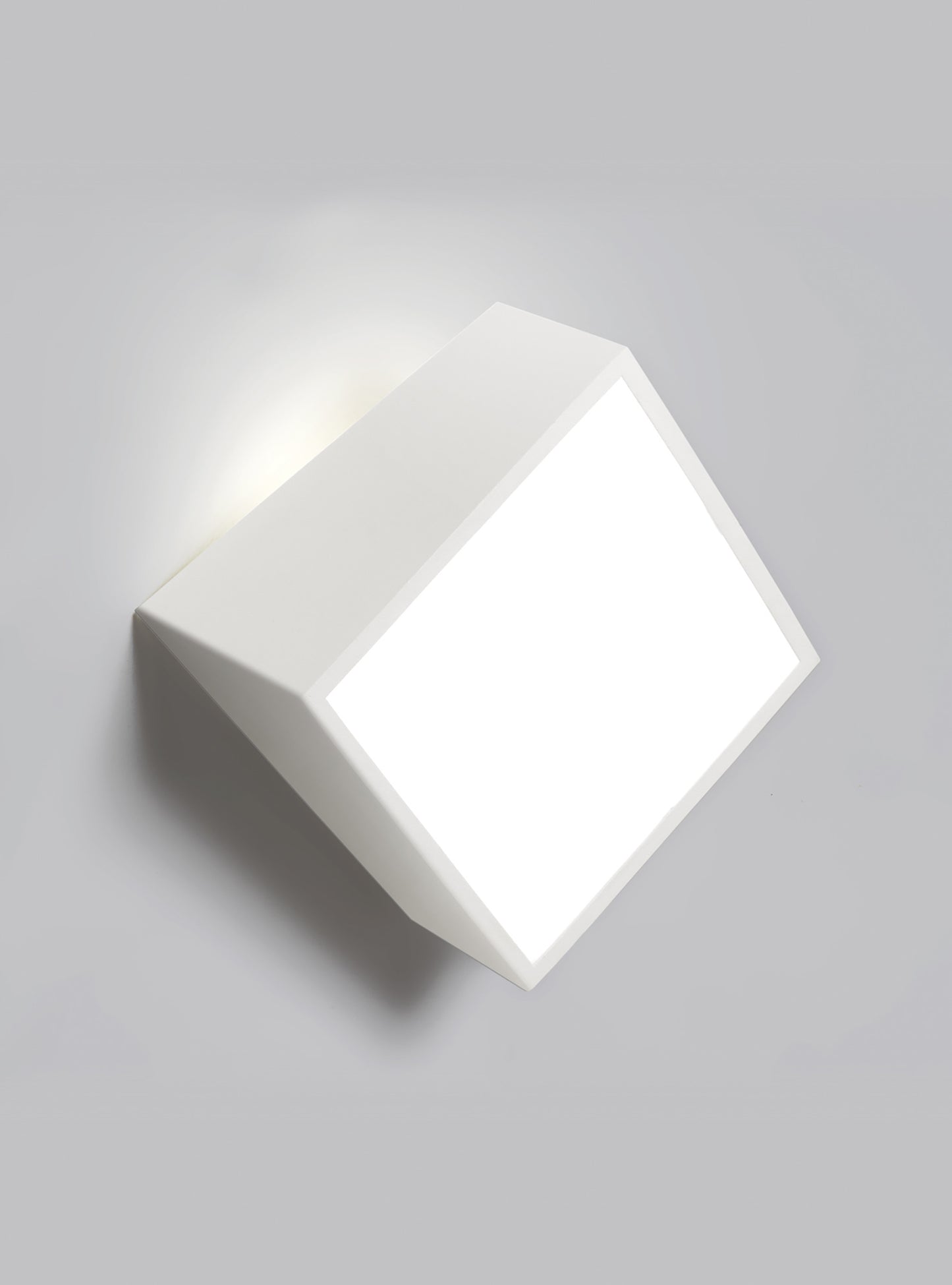 Mini IP44 Wall Light Square 2x5W G9 LED (not incl.), Matt White by Mantra