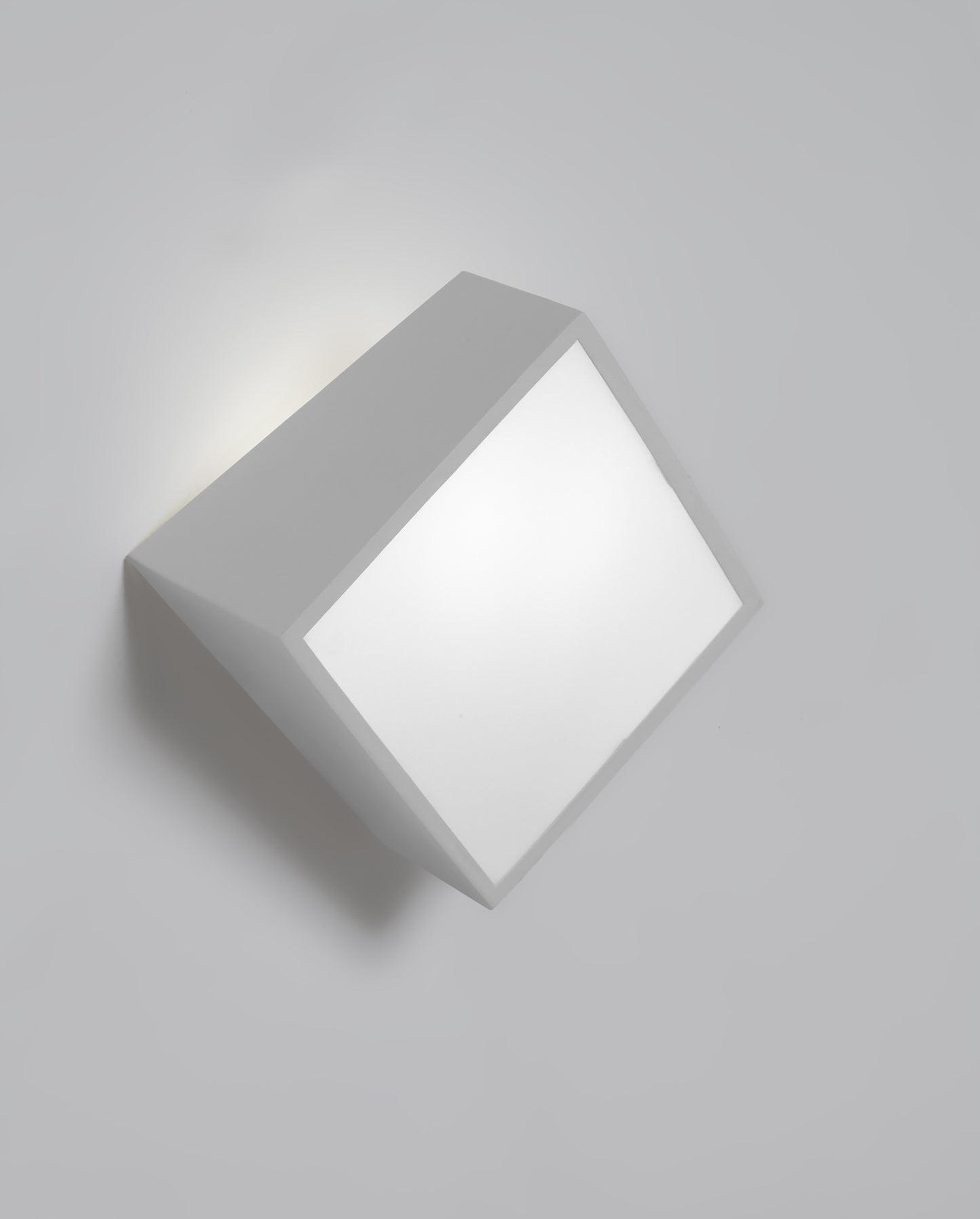 Mini IP44 Wall Light Square 2x5W G9 LED (not incl.), Silver by Mantra