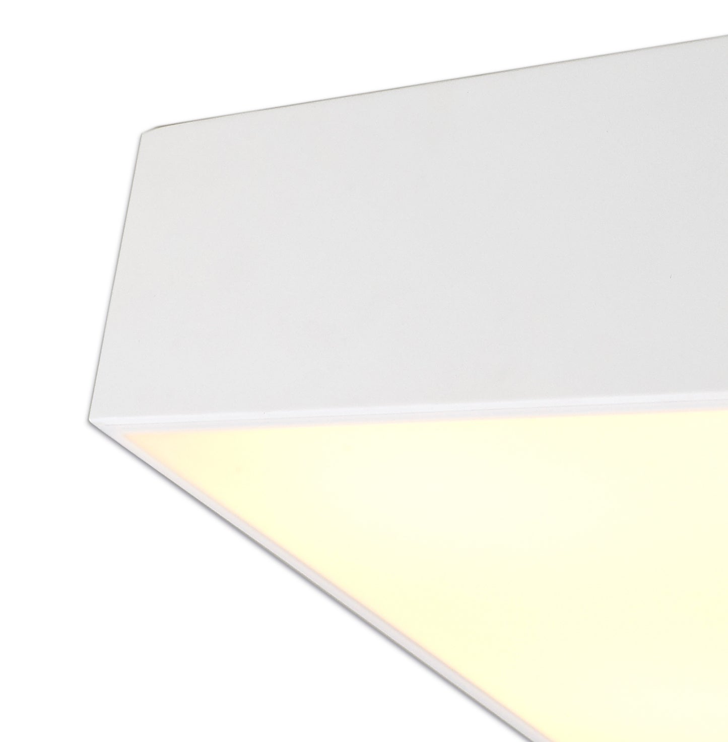 Mini Ceiling 60cm Square, 8 x E27 (Max 20W), White by Mantra