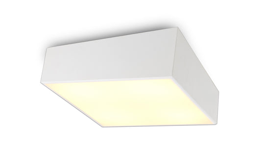 Mini Ceiling 60cm Square, 8 x E27 (Max 20W), White by Mantra