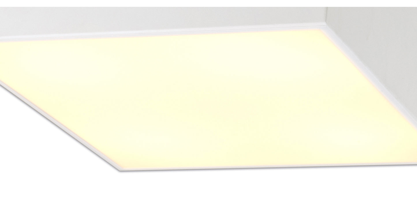 Mini Ceiling 45cm Square, 5 x E27 (Max 20W), White by Mantra