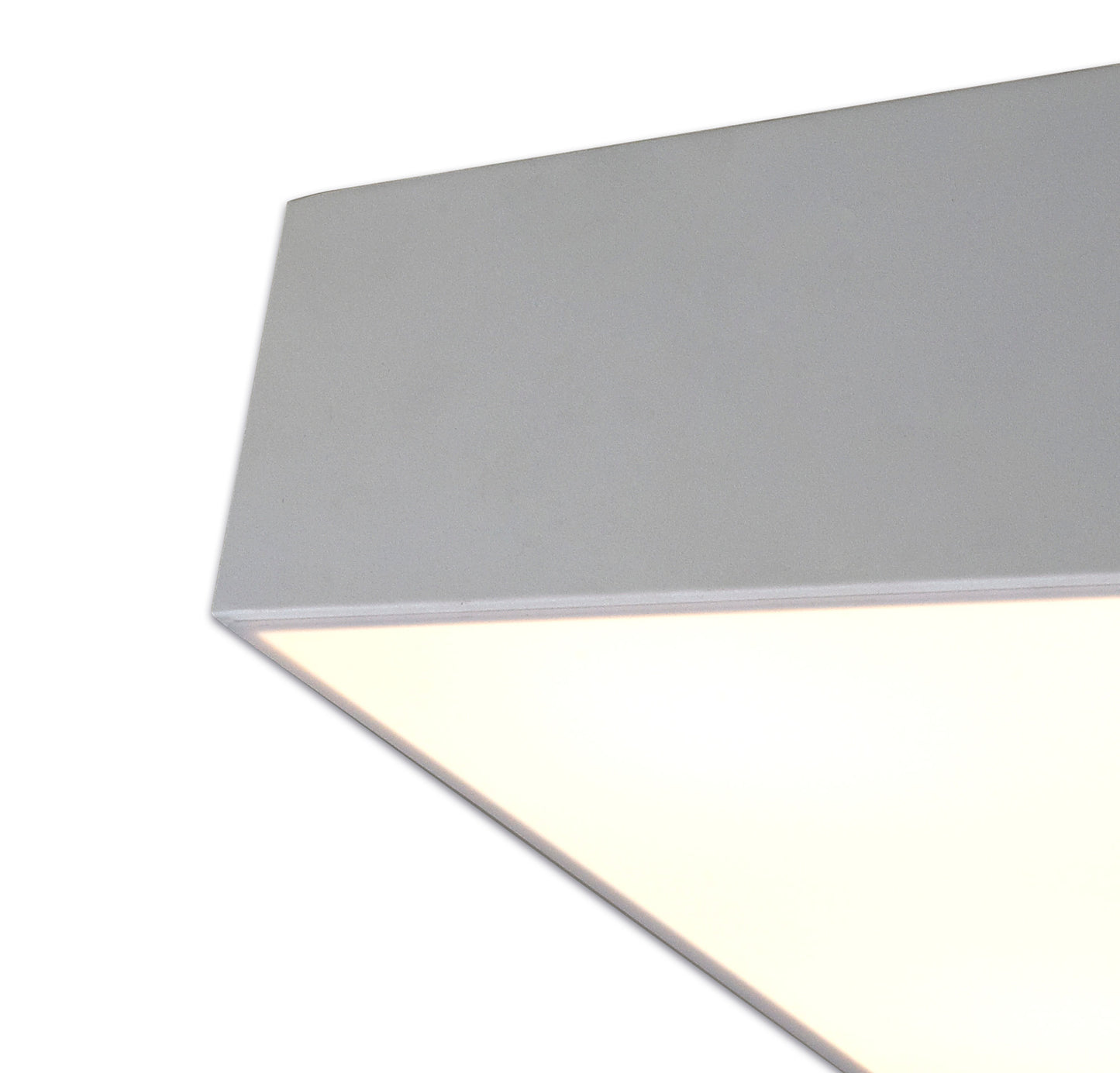 Mini Ceiling 45cm Square, 5 x E27 (Max 20W), Silver by Mantra