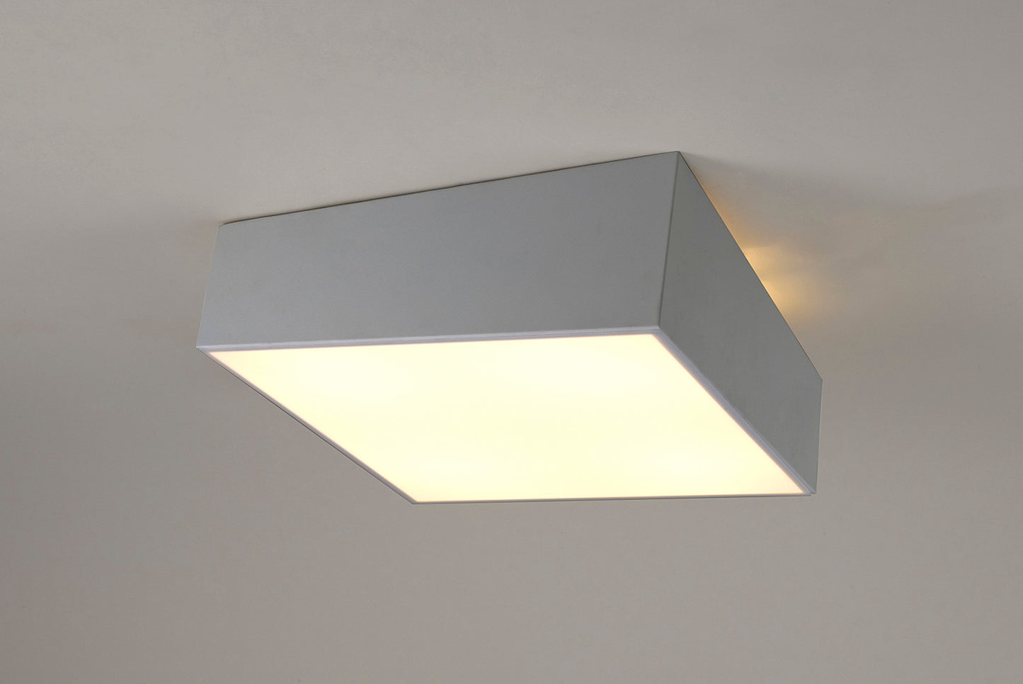 Mini Ceiling 45cm Square, 5 x E27 (Max 20W), Silver by Mantra