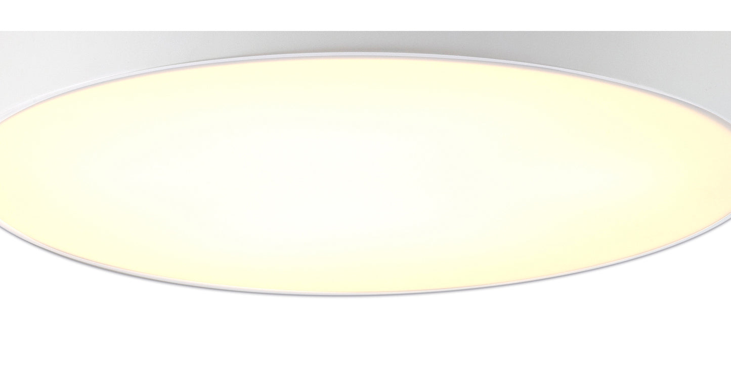 Mini Ceiling 70cm Round, 8 x E27 (Max 20W), White by Mantra