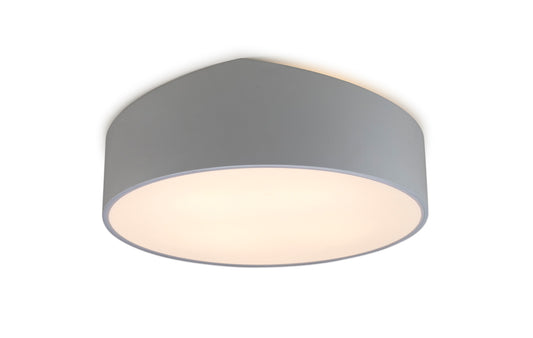 Mini Ceiling 50cm Round, 5 x E27 (Max 20W), Silver by Mantra