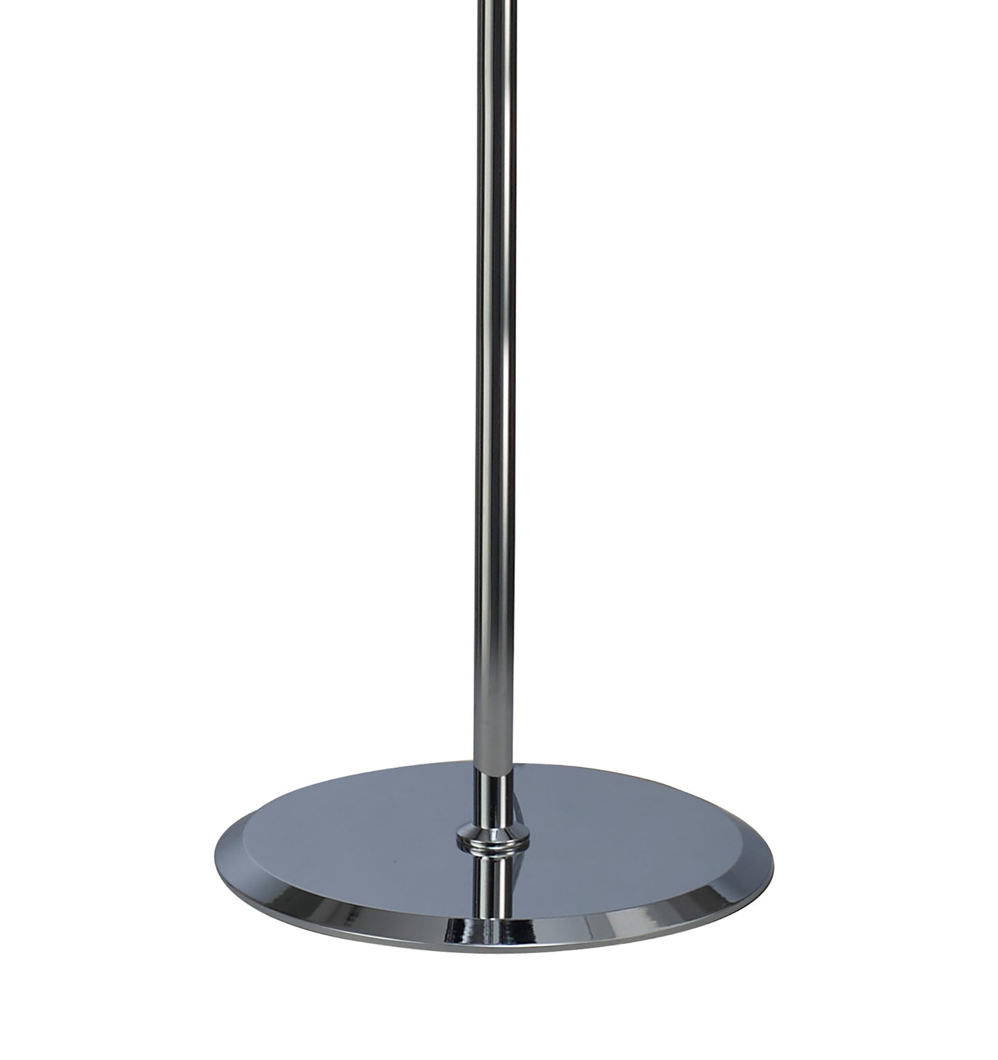 Miss Floor Lamp 3 Light E27, Gloss Black/Polished Chrome by Mantra