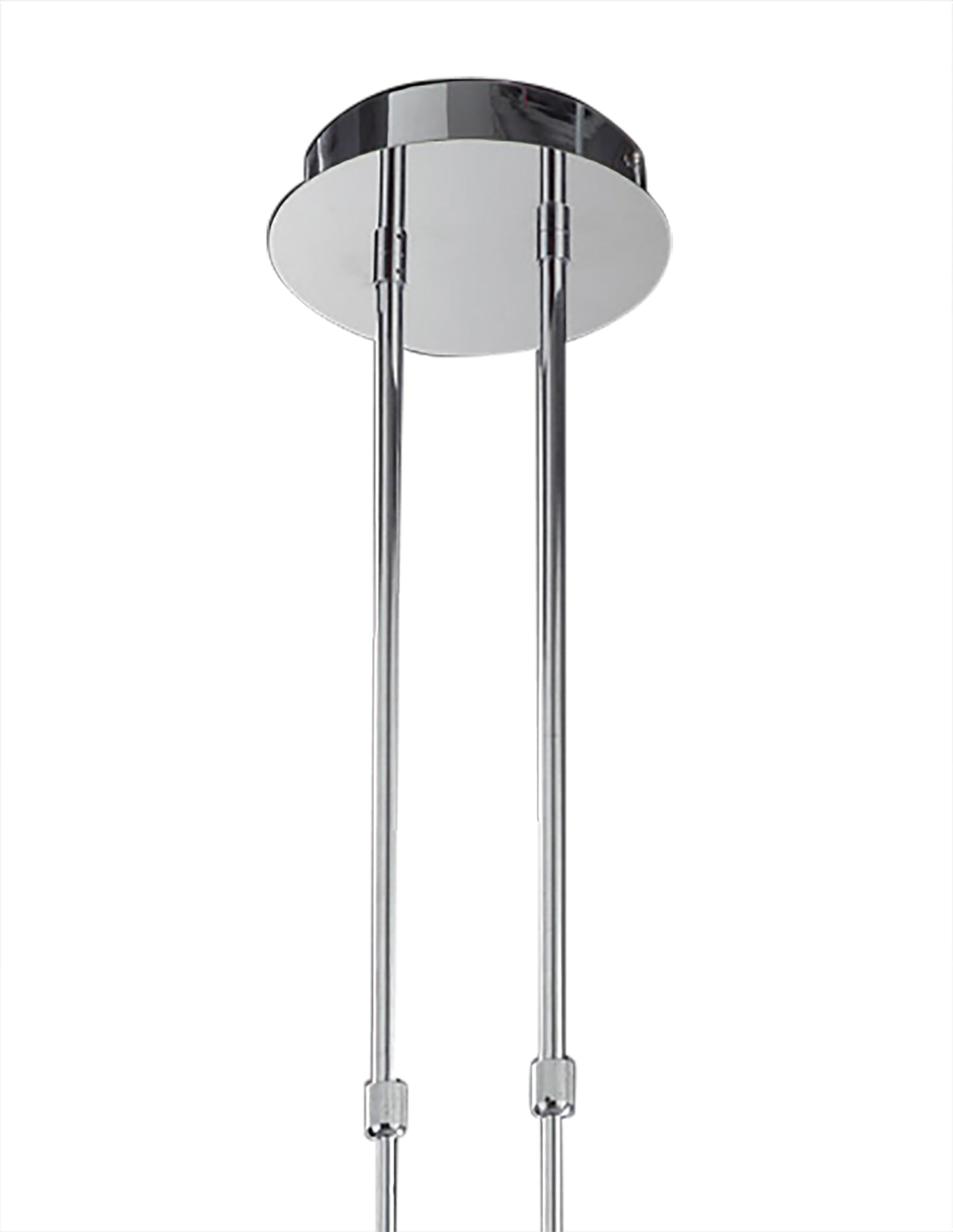 Mistral LED Telescopic 36W LED Round 3000K, 3240lm, Polished Chrome/Frosted Acrylic, 3yrs Warranty by Mantra