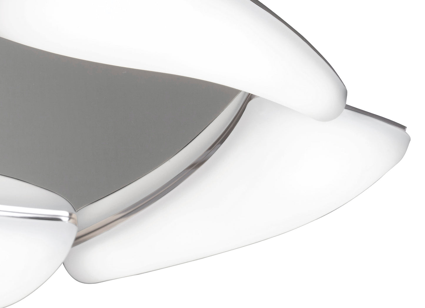 Mistral LED Flush Ceiling 24W LED 3000K, 2160lm, Polished Chrome/Frosted Acrylic, 3yrs Warranty by Mantra