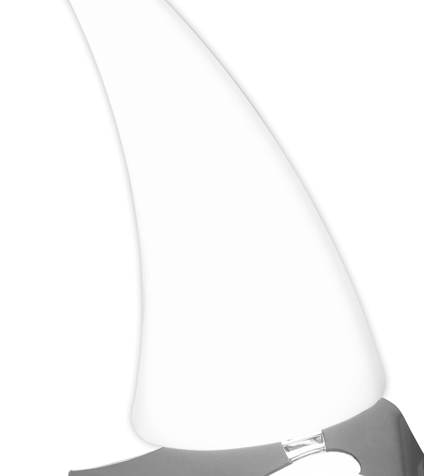 Mistral LED Table Lamp Left 6W LED 3000K, 540lm, Polished Chrome/Frosted Acrylic, 3yrs Warranty by Mantra