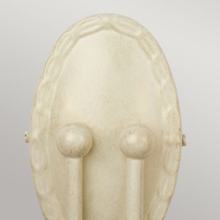 Minster 2 Light Wall Light - Ivory / Gold Patina