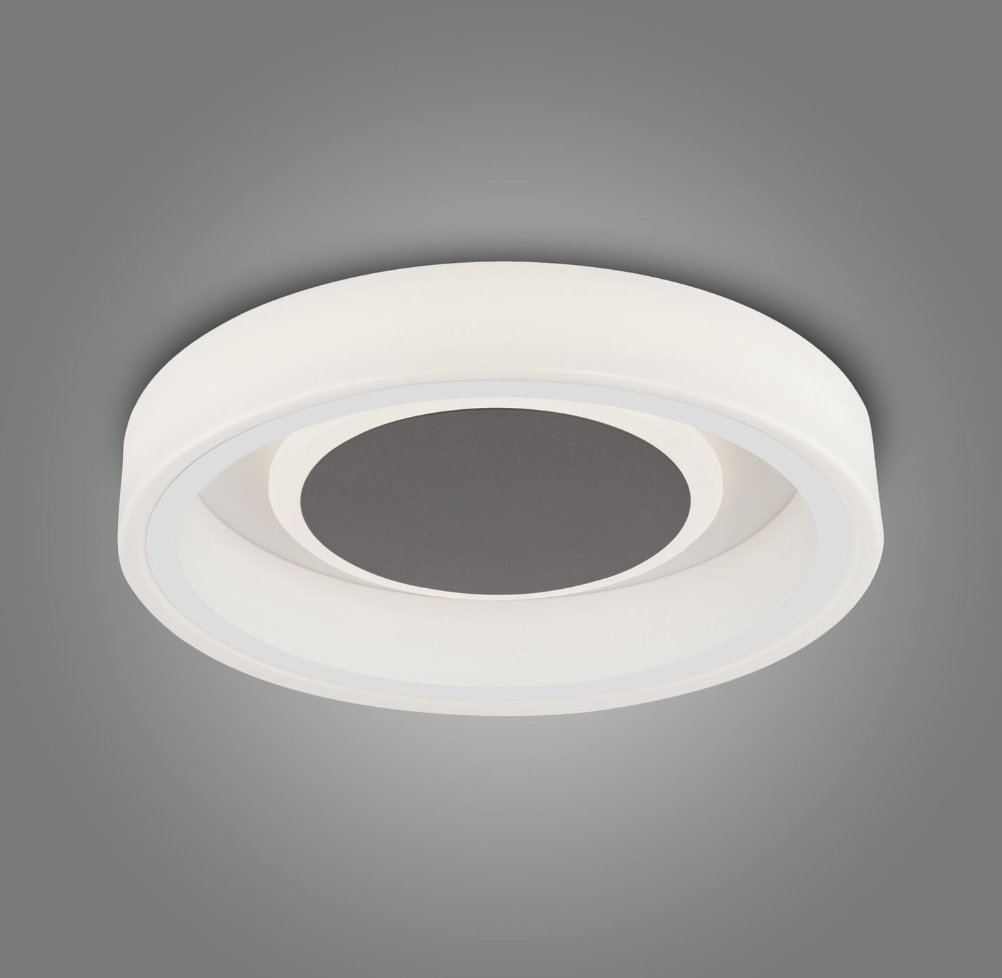 Moca Flush 36cm Round 30W LED 4000K, 1900lm, White / Mocha, 3yrs Warranty by Mantra