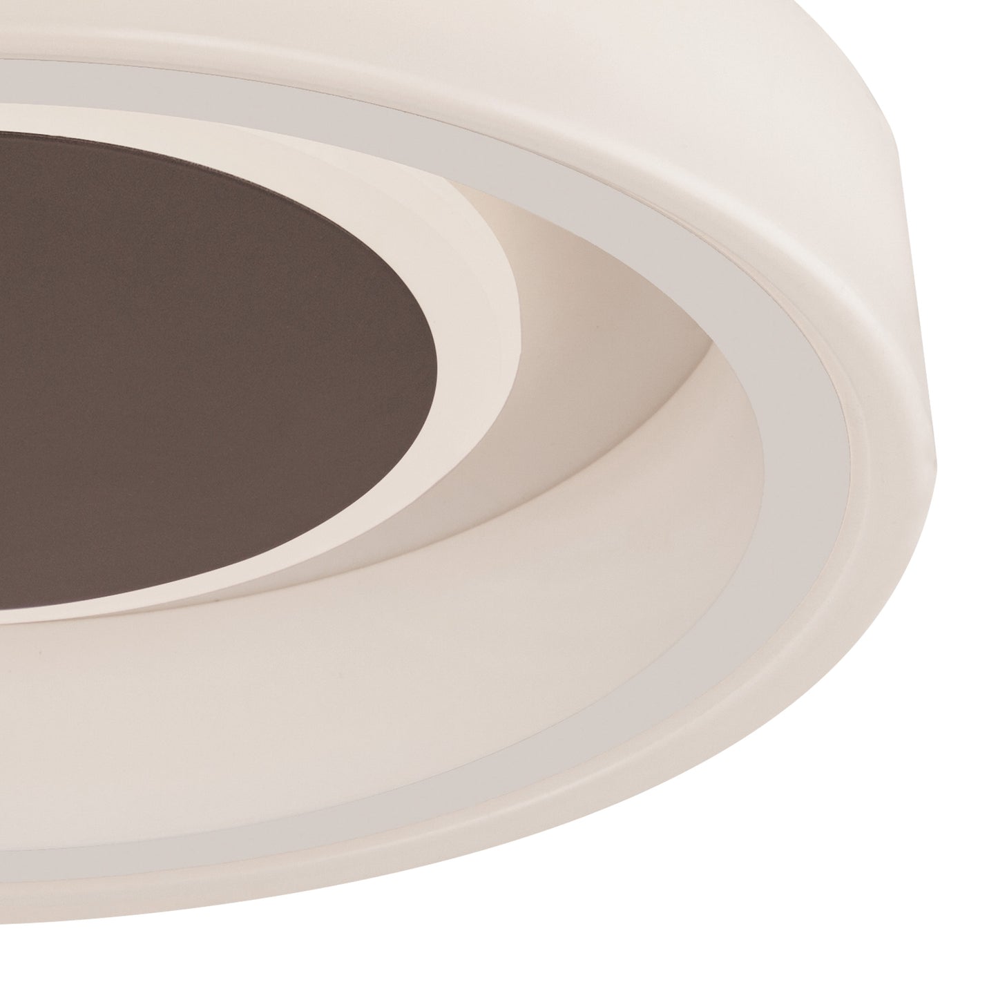 Moca Flush 36cm Round 30W LED 4000K, 1900lm, White / Mocha, 3yrs Warranty by Mantra