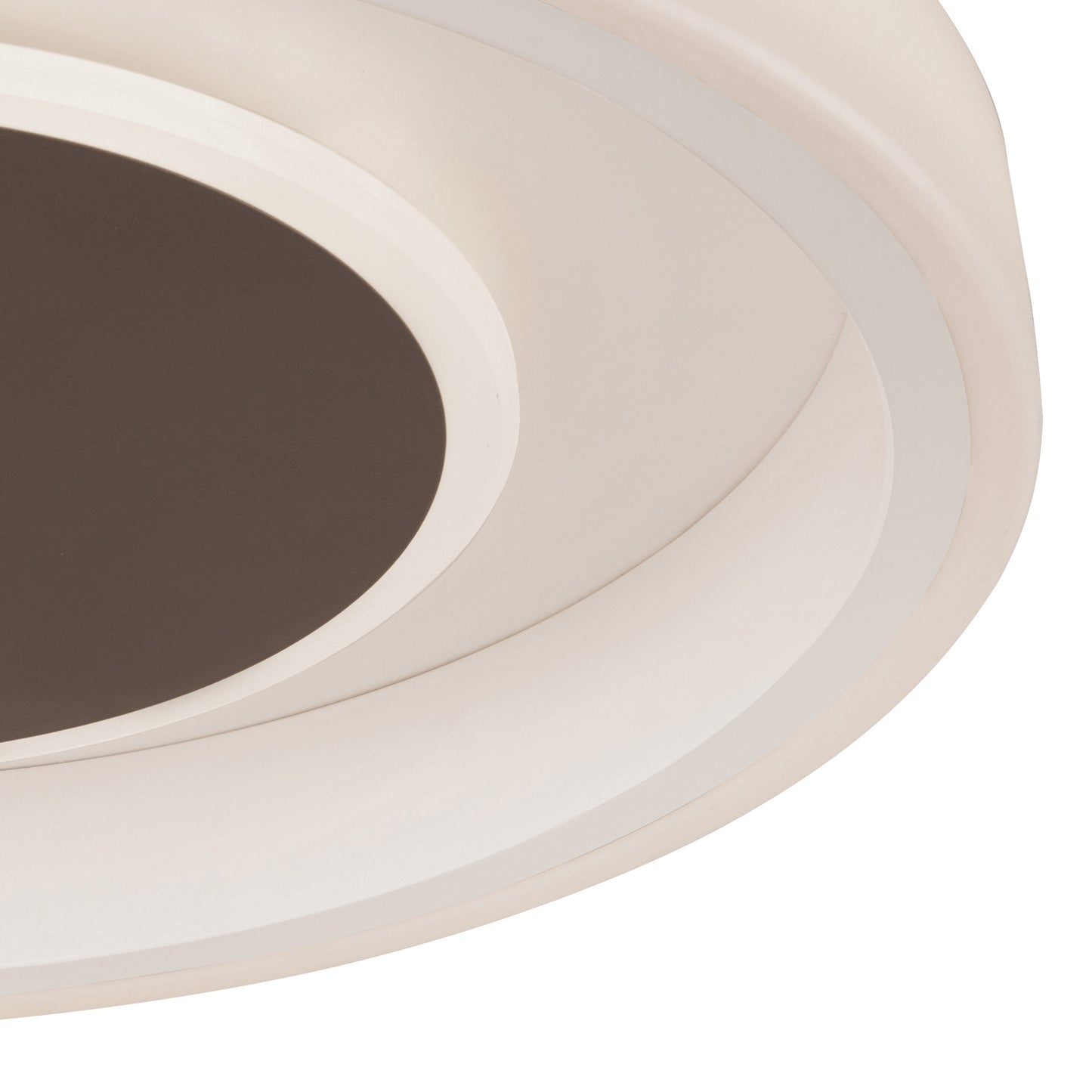 Moca Flush 50cm Round 40W LED 4000K, 2400lm, White / Mocha, 3yrs Warranty by Mantra