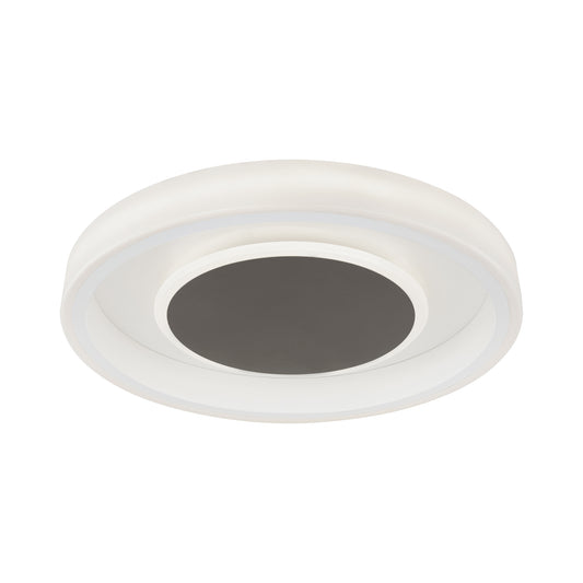 Moca Flush 50cm Round 40W LED 4000K, 2400lm, White / Mocha, 3yrs Warranty by Mantra