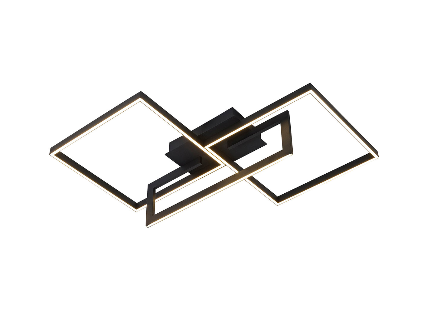 Mural Rectangular Ceiling, 48W LED, 3000K, 3840lm, IP20, Matt Black, 3yrs Warranty by Mantra