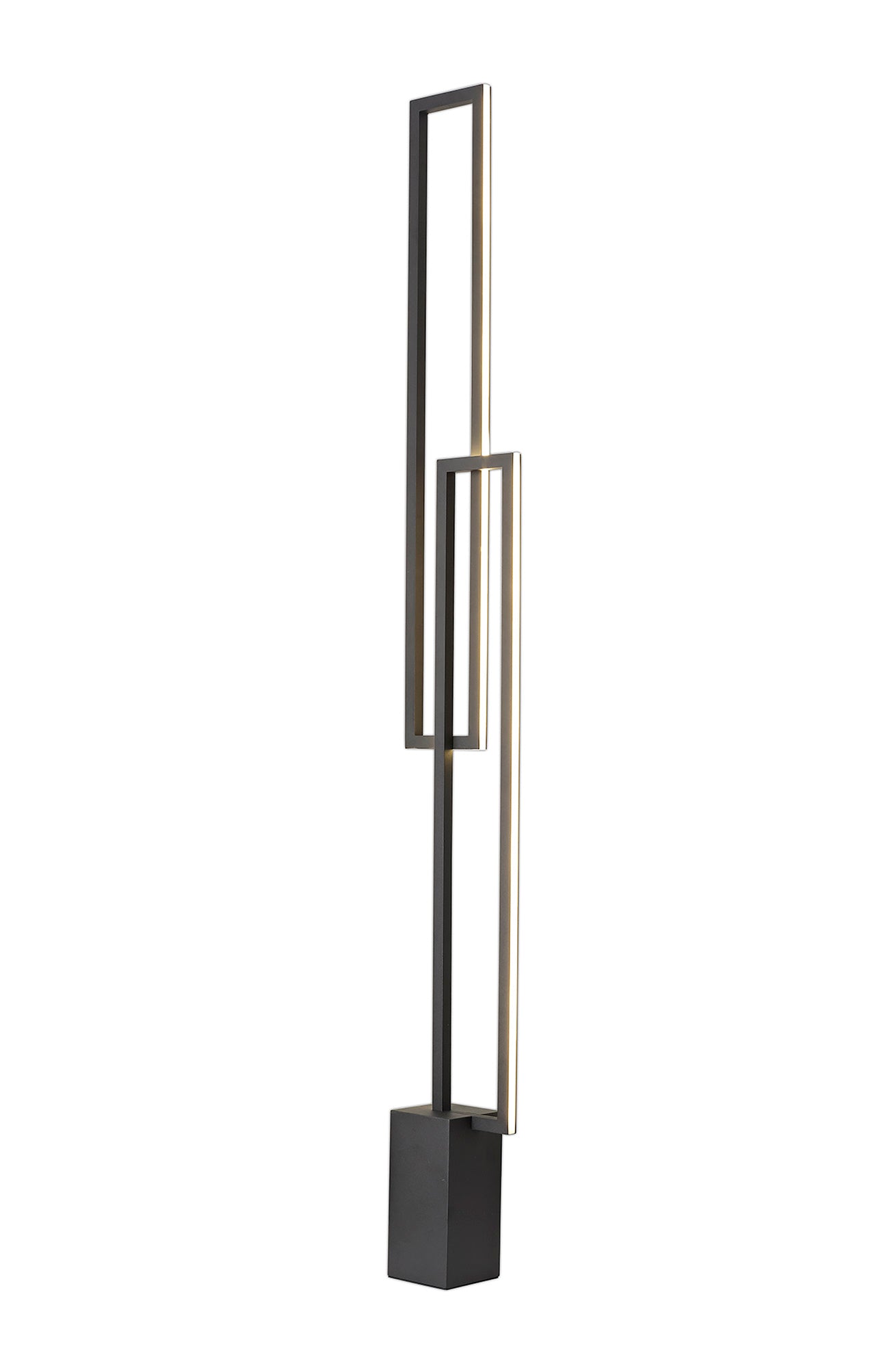 Mural Floor Lamp, 48W LED, 3000K, 3840lm, IP20, Matt Black, 3yrs Warranty by Mantra