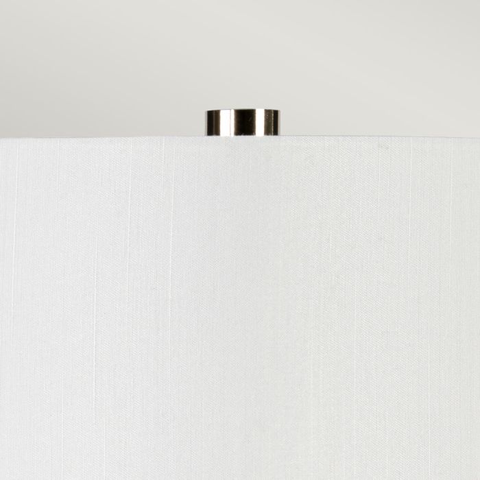 Muse 1 Light Table Lamp - Grey with White Shade