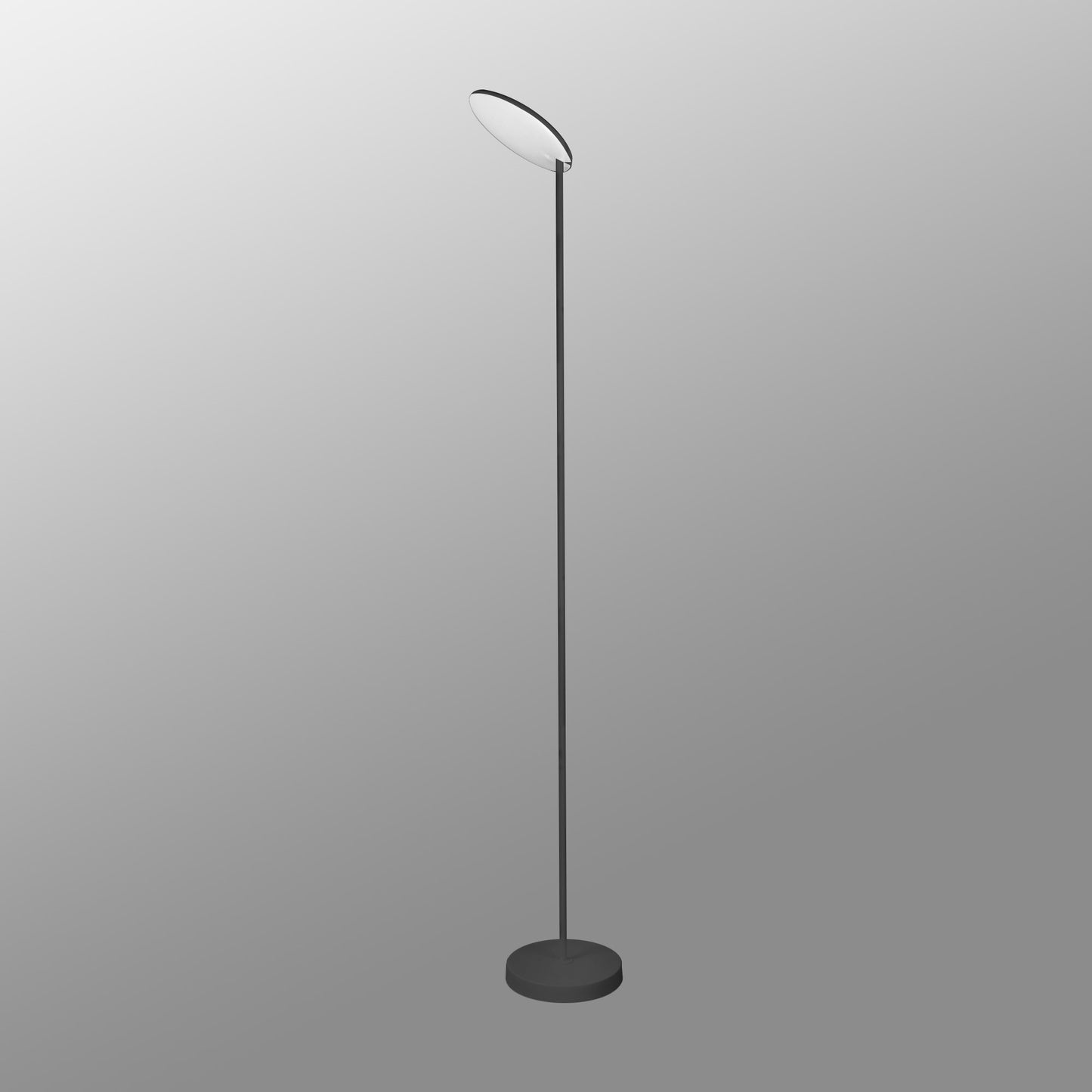 Nassau Floor Lamp 182cm, 30W LED, 3000K, 2800lm Dimmable, Black, 3yrs Warranty by Mantra