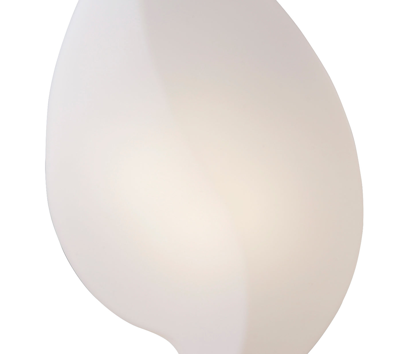 Natura Table Lamp 2 Light E27 Large Indoor, Polished Chrome/Opal White by Mantra