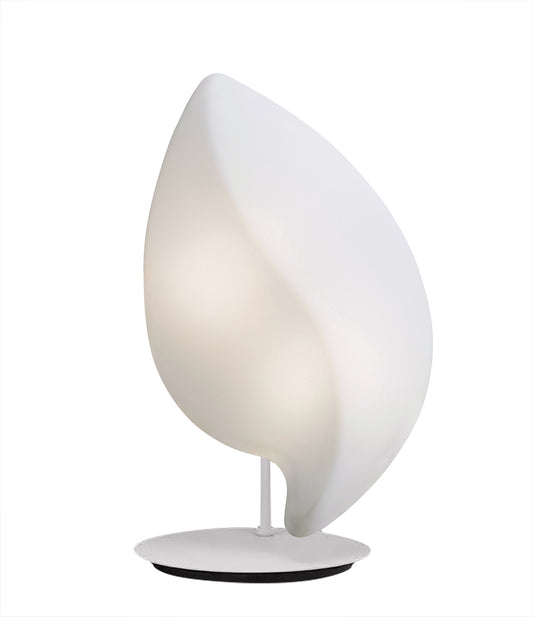 Natura Table Lamp 2 Light E27 Small Outdoor IP44, Matt White/Opal White by Mantra