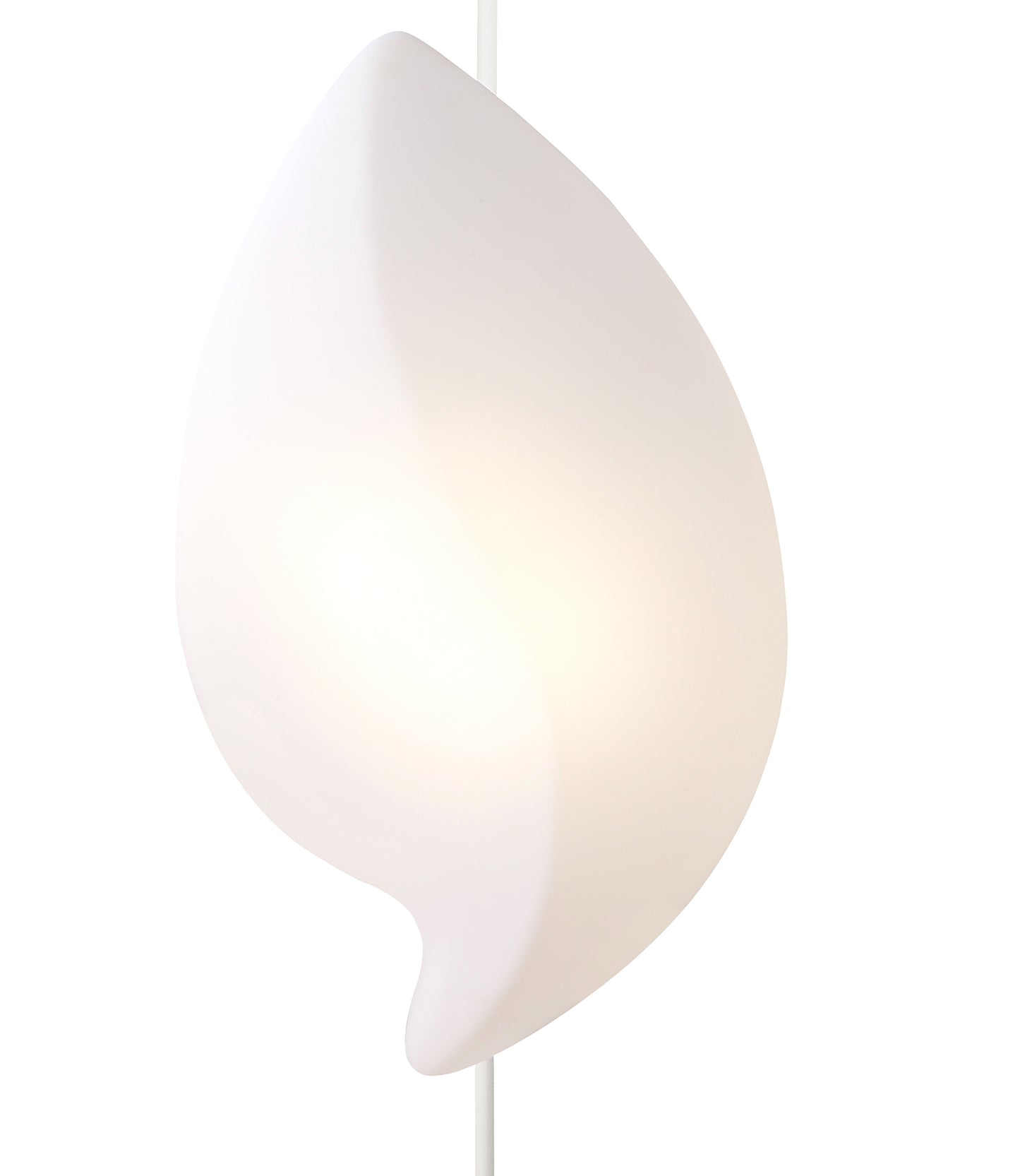 Natura Floor Lamp 2 Light E27 Outdoor IP44, Matt White/Opal White Item Weight: 15kg by Mantra