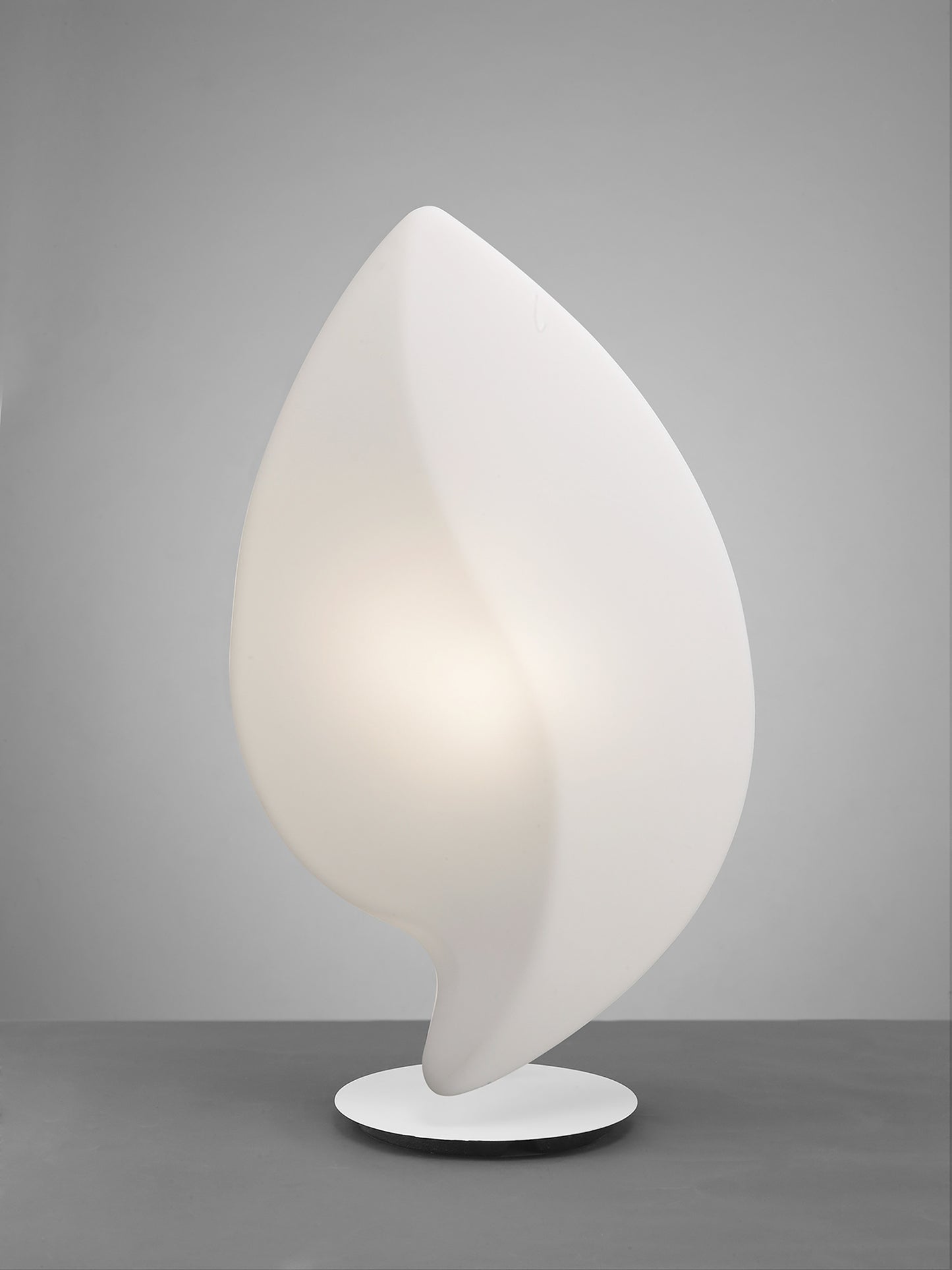 Natura Table Lamp 2 Light E27 Large Outdoor IP44, Matt White/Opal White by Mantra