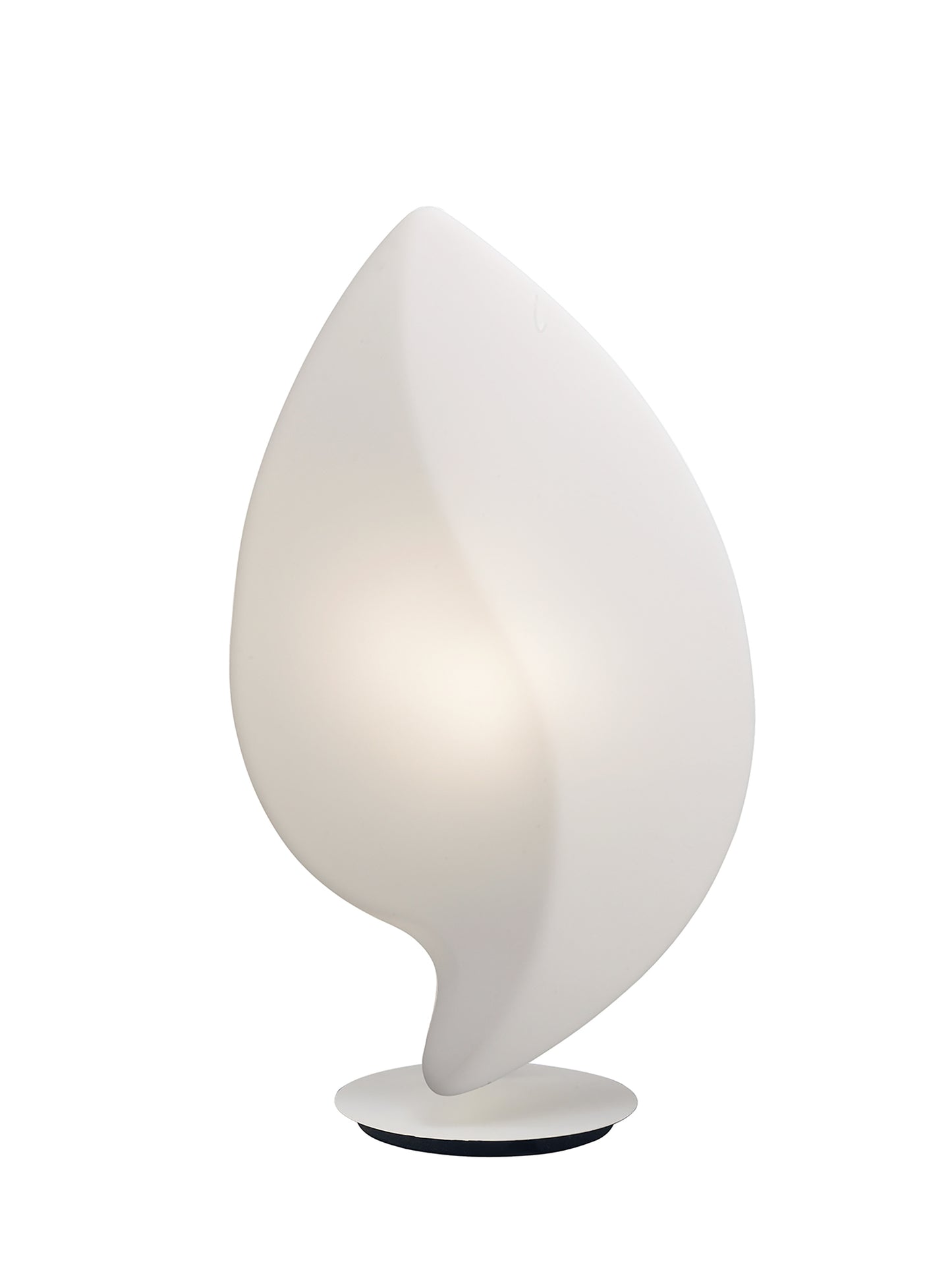 Natura Table Lamp 2 Light E27 Large Outdoor IP44, Matt White/Opal White by Mantra