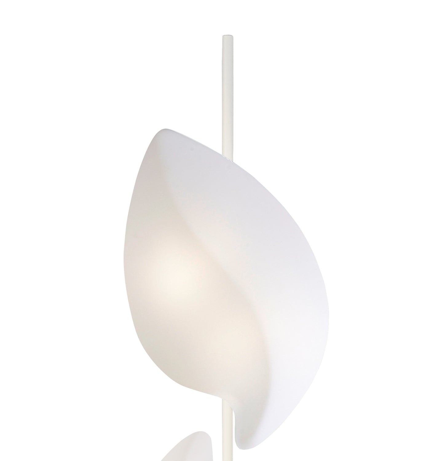 Natura Floor Lamp 4 Light E27 Outdoor IP44, Matt White/Opal White by Mantra