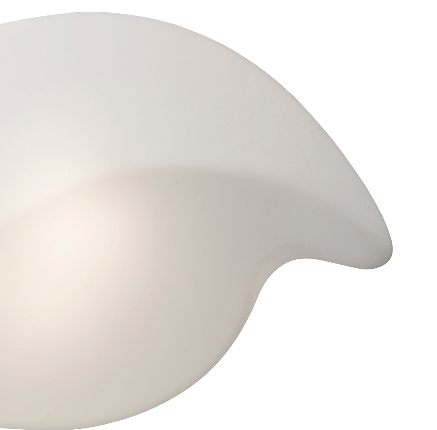 Natura Ceiling/Wall Outdoor Large 2 Light E27 IP44, Matt White/Opal White by Mantra