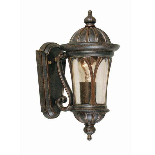 New England 1 Light Wall Lantern Small - Weathered Bronze