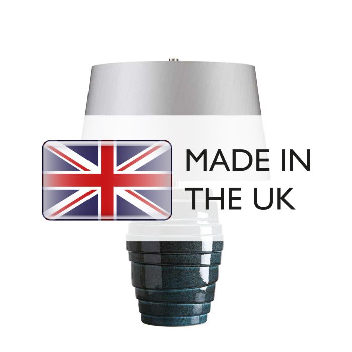 Neptune 1 Light Table Lamp - Blue Glaze