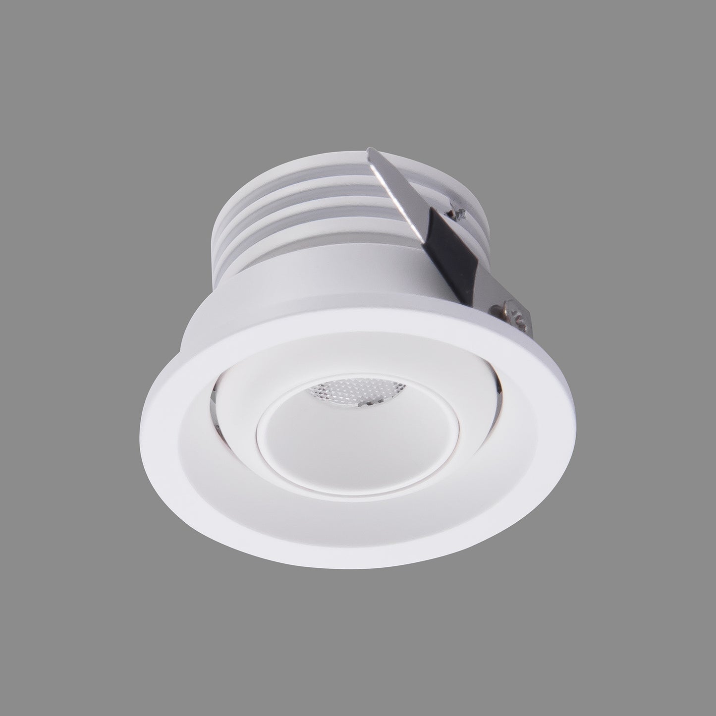 Neptuno Recessed Spotlight Mini Swivel, 3W LED, 3000K, 210lm, White, 3yrs Warranty by Mantra