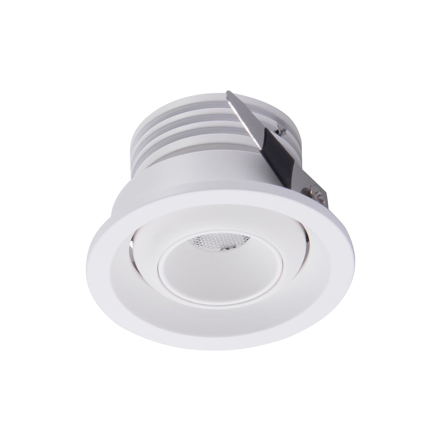 Neptuno Recessed Spotlight Mini Swivel, 3W LED, 3000K, 210lm, White, 3yrs Warranty by Mantra