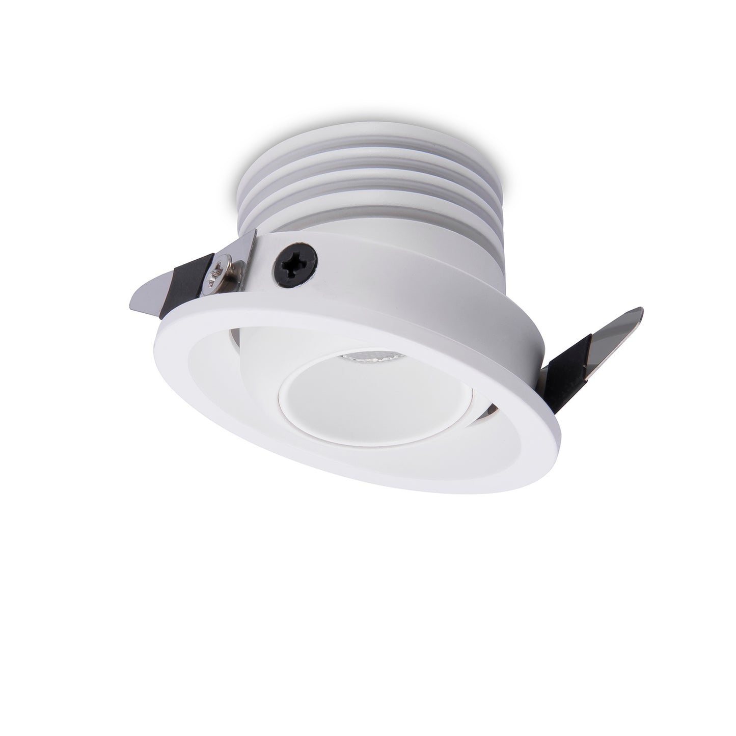 Neptuno Recessed Spotlight Mini Swivel, 3W LED, 3000K, 210lm, White, 3yrs Warranty by Mantra