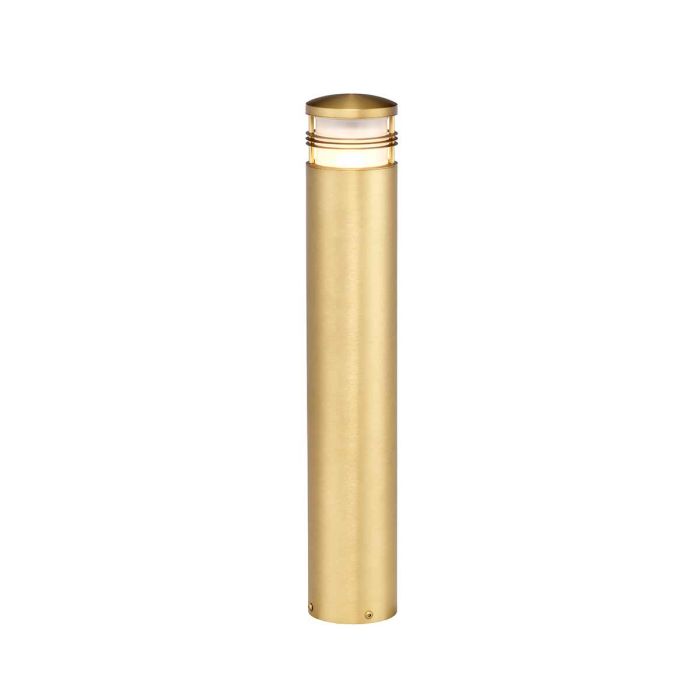 Newbrighton 1 Light Bollard - Brushed Brass