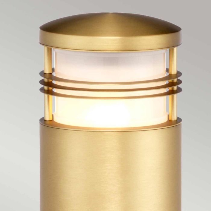 Newbrighton 1 Light Bollard - Brushed Brass