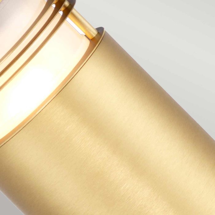 Newbrighton 1 Light Bollard - Brushed Brass