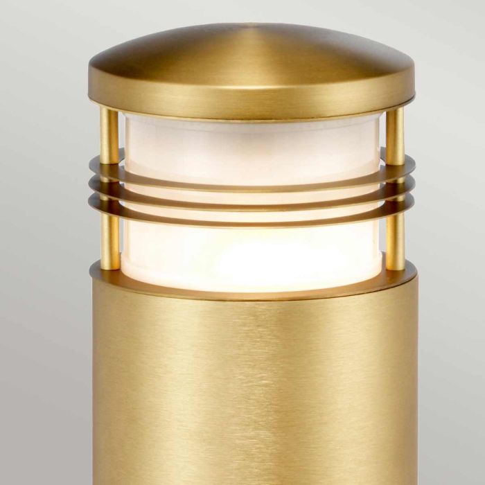 Newbrighton 1 Light Mini Bollard - Brushed Brass