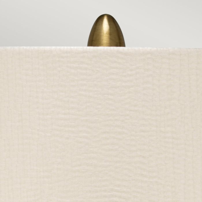 Newham 1 Light Large Table Lamp - Bronze Ceramic / Pearl shade