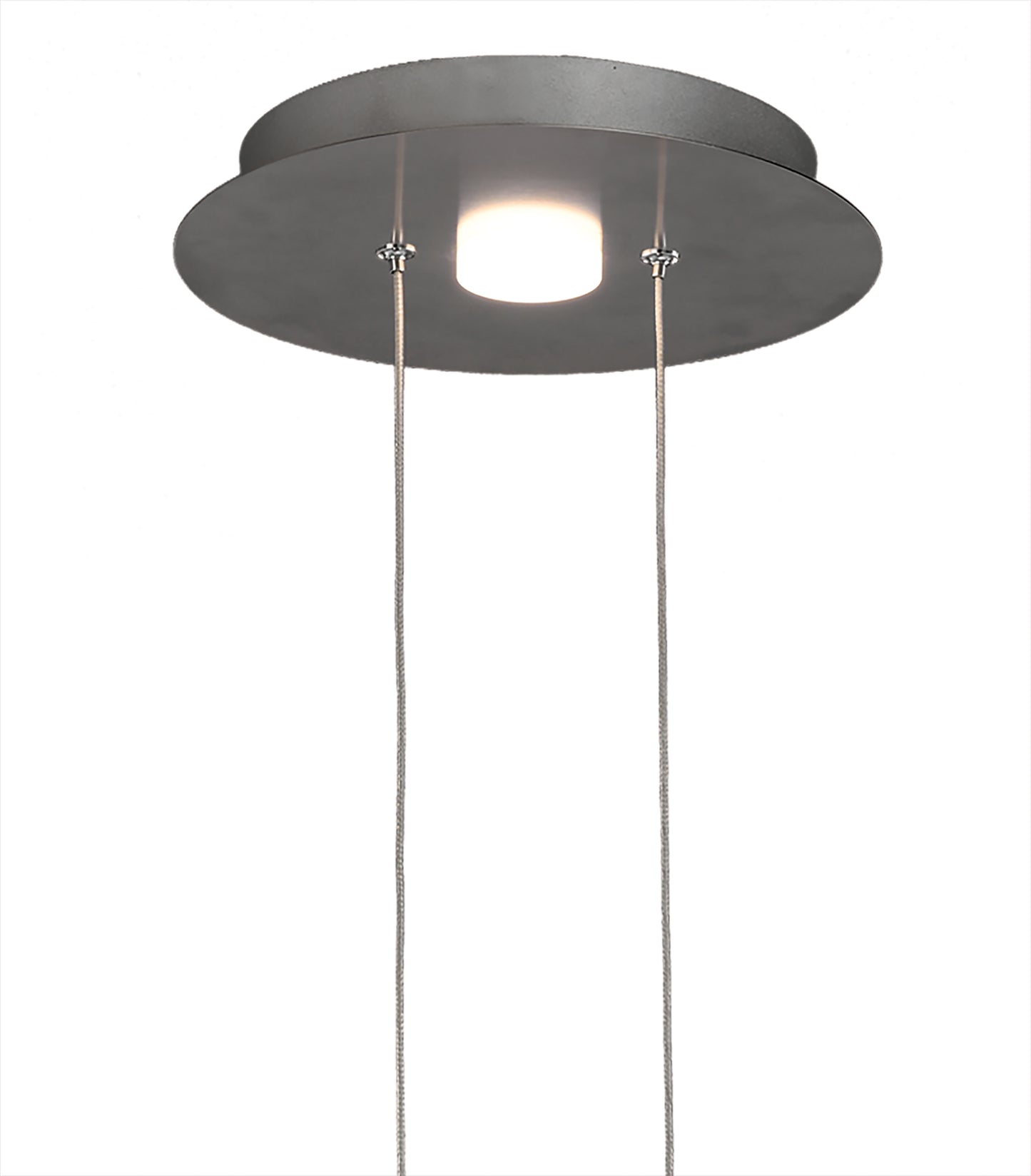 Nido Pendant 25cm Round 1 + 1 Lights 6W + 5W LED 3000K, 800lm, Chrome, 3yrs Warranty by Mantra