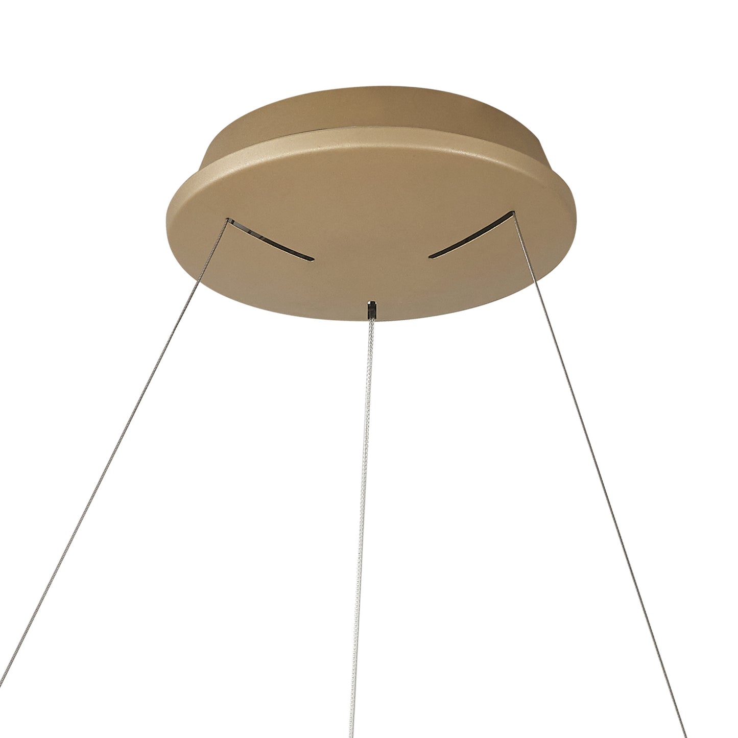 Niseko Ring Pendant 45cm 30W LED, 3000K-6000K Tuneable, 2100lm, Remote Control, Gold, 3yrs Warranty by Mantra