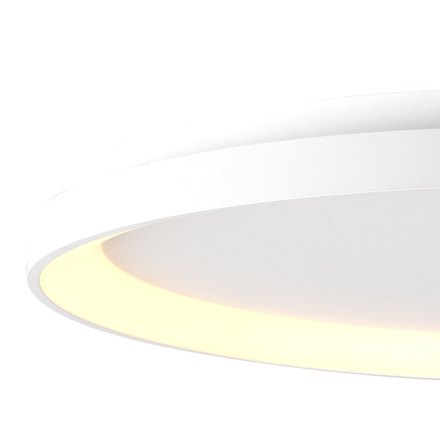 Niseko Ring Ceiling 90cm 78W LED, 3000K, 6200lm, White, 3yrs Warranty by Mantra