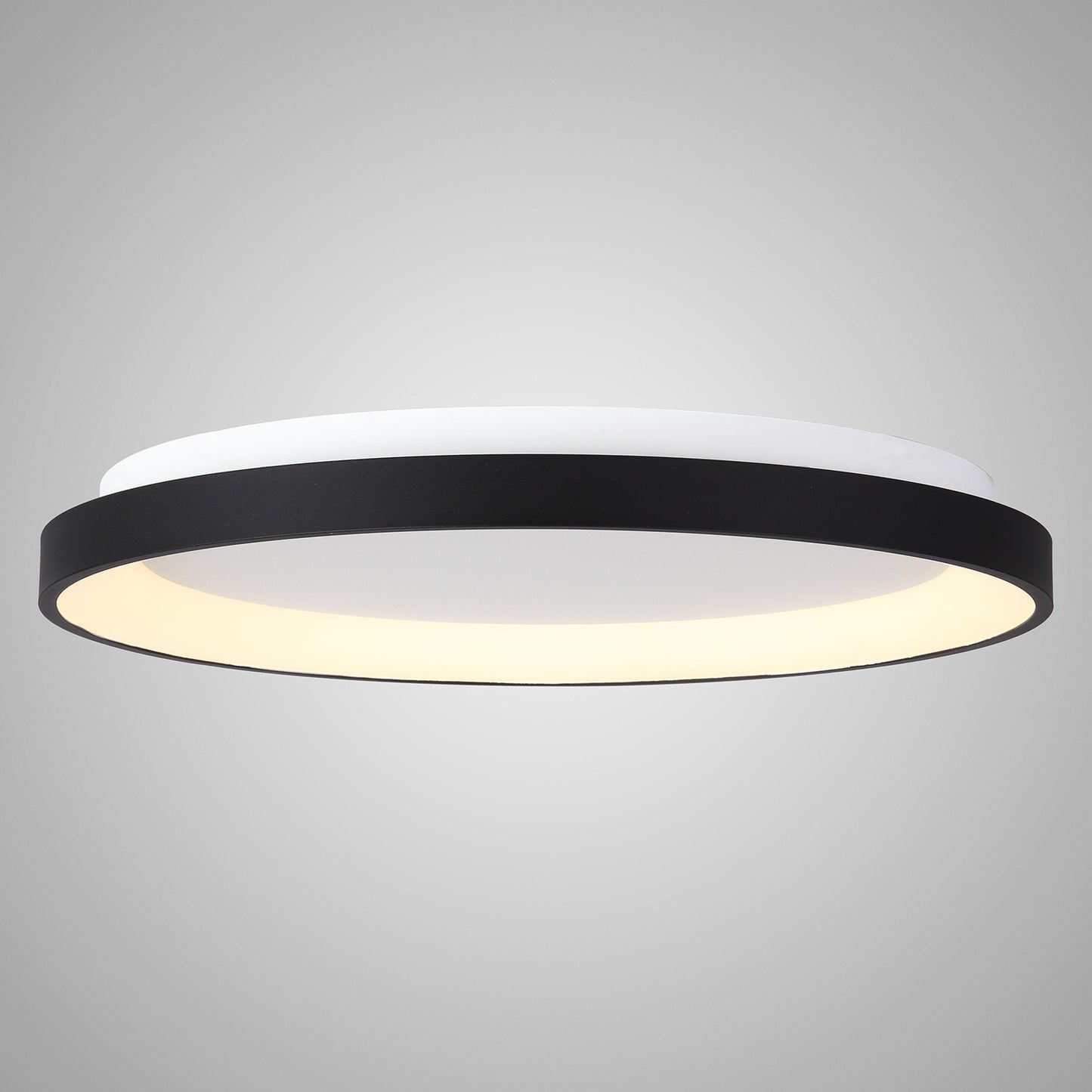 Niseko Ring Ceiling 90cm 78W LED, 3000K, 6200lm, Black, 3yrs Warranty by Mantra