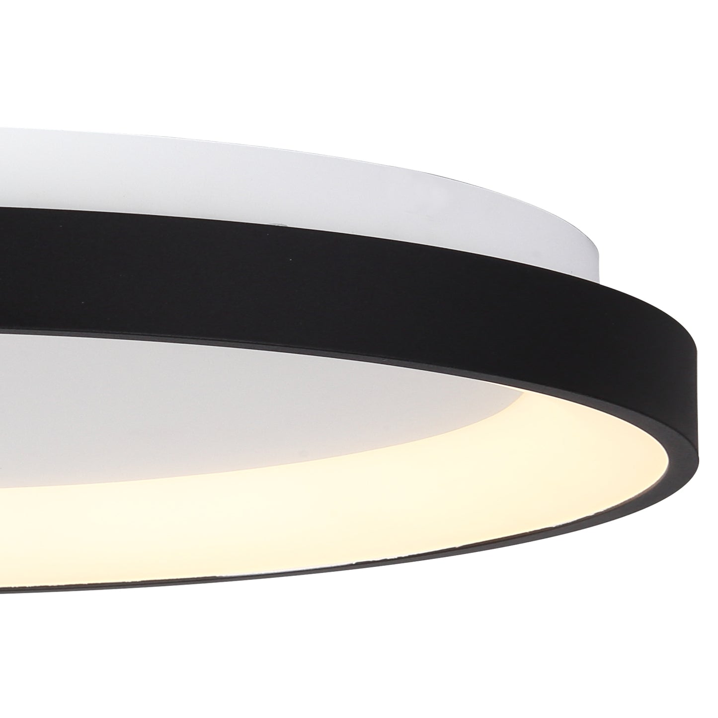 Niseko Ring Ceiling 90cm 78W LED, 3000K, 6200lm, Black, 3yrs Warranty by Mantra