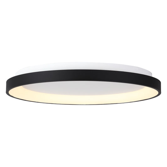 Niseko Ring Ceiling 90cm 78W LED, 3000K, 6200lm, Black, 3yrs Warranty by Mantra