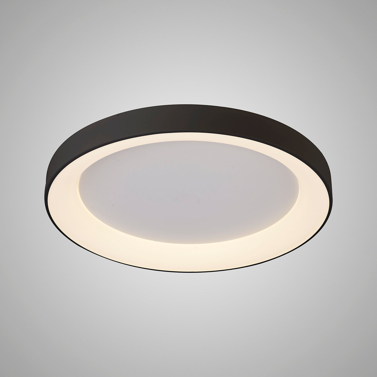 Niseko Ring Ceiling 65cm 48W LED, 3000K, 3900lm, Black, 3yrs Warranty by Mantra