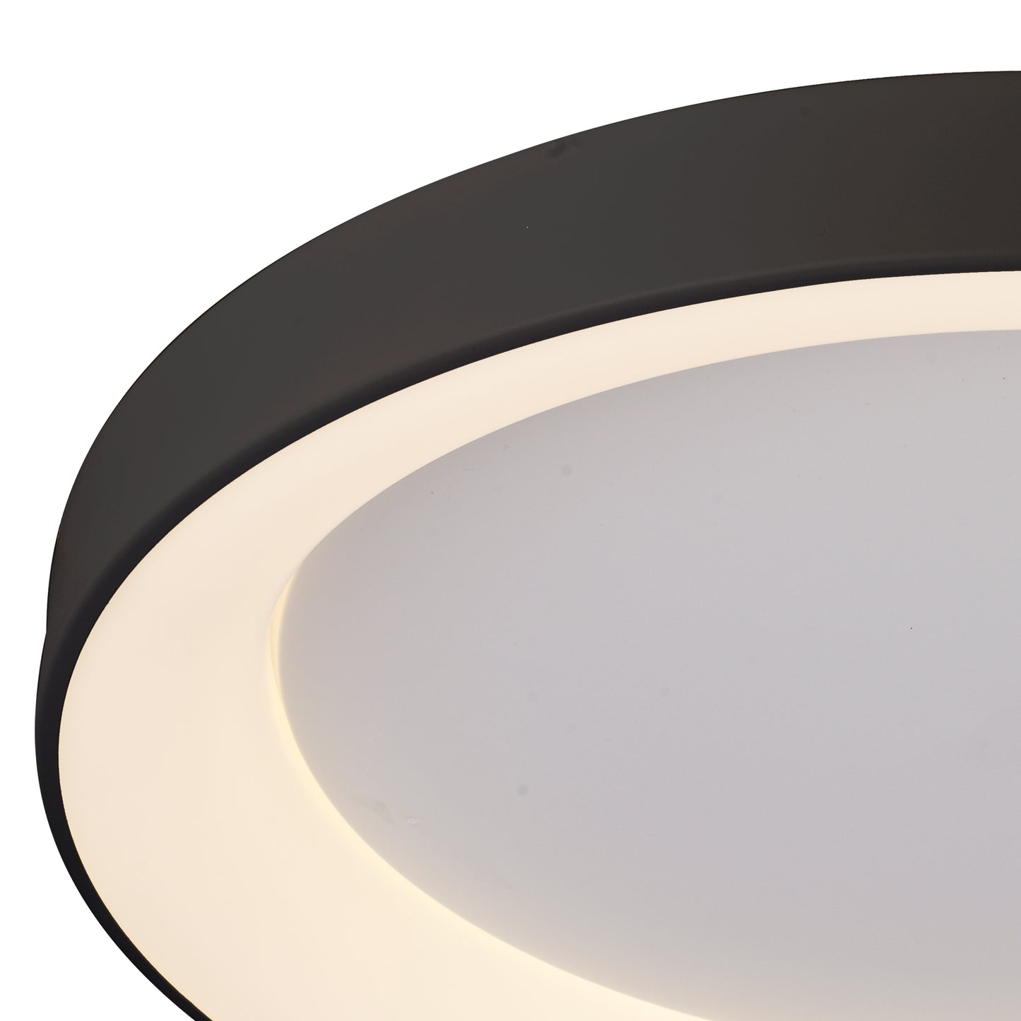 Niseko Ring Ceiling 65cm 48W LED, 3000K, 3900lm, Black, 3yrs Warranty by Mantra