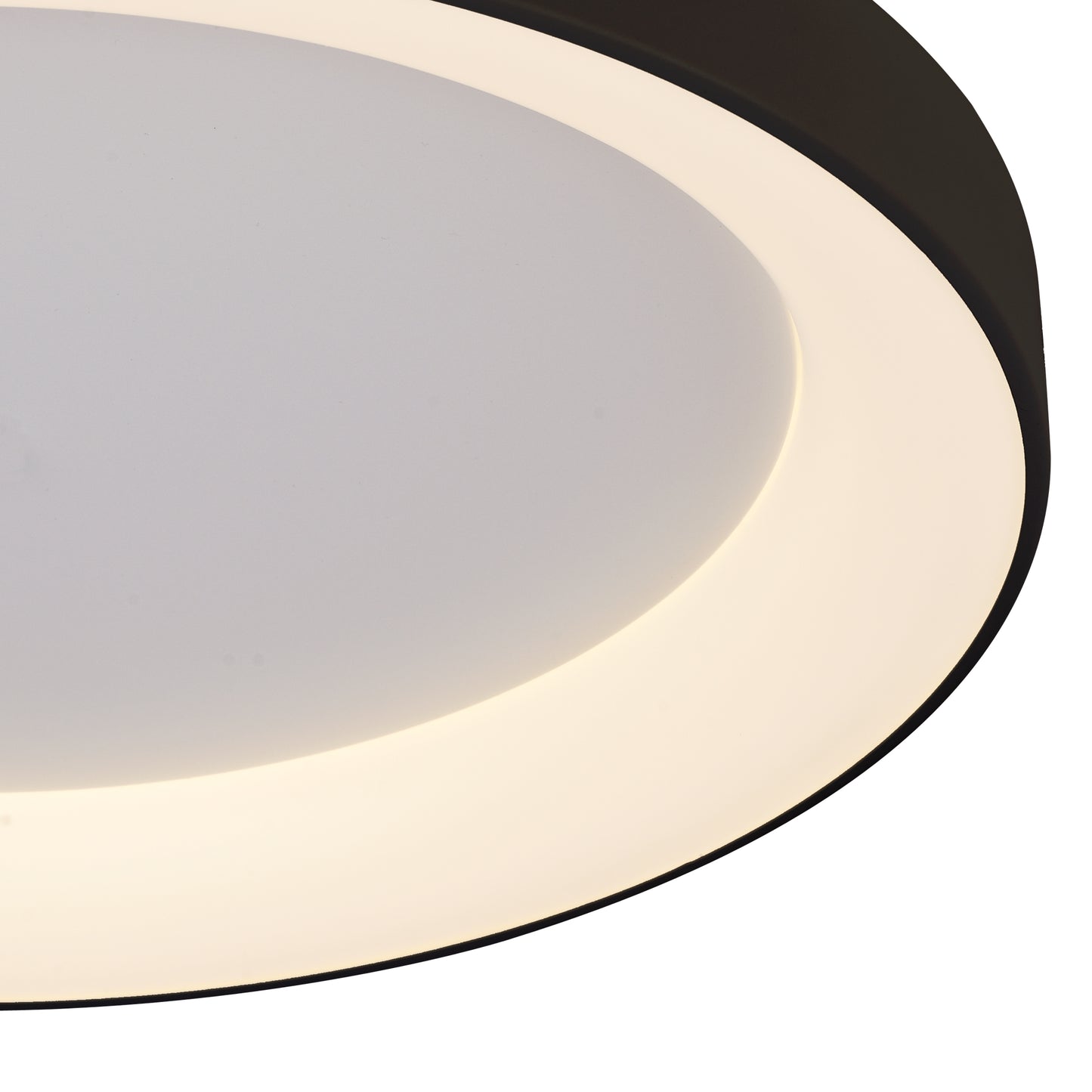 Niseko Ring Ceiling 65cm 48W LED, 3000K, 3900lm, Black, 3yrs Warranty by Mantra